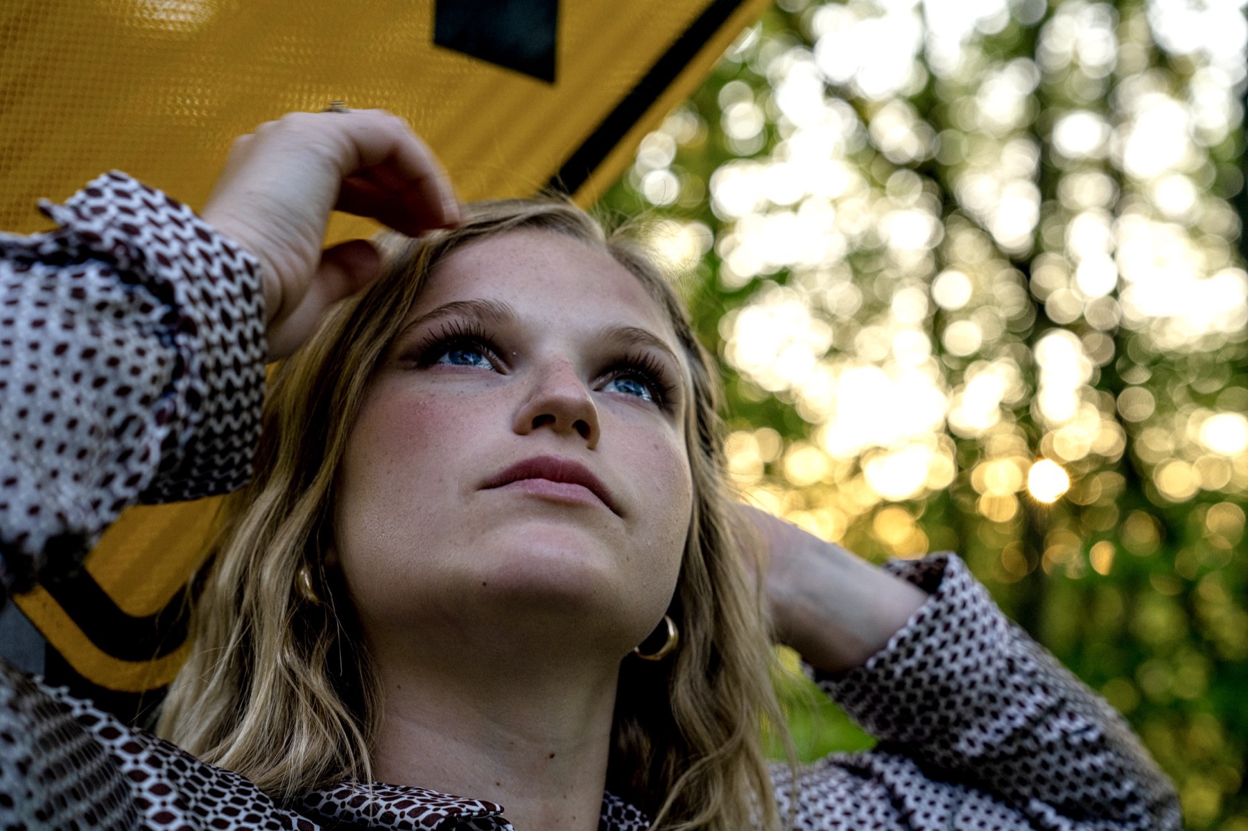 Golden-hour portrait at dusk, shot on location by Story By Blank in North Dallas